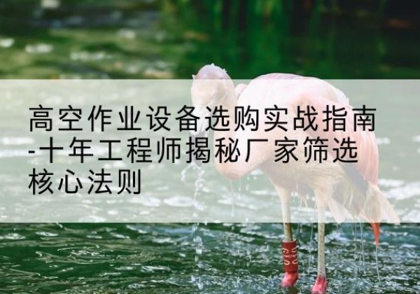 尖扎剪叉式升降机厂家-高空作业设备选购实战指南-十年工程师揭秘厂家筛选核心法则